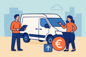 Pakettiauton vuokrahinta – päivä- ja kilometriveloitus