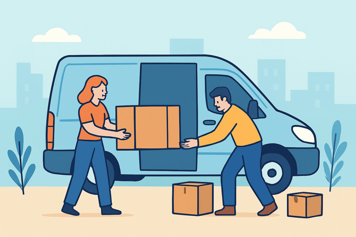 Pakettiauton vuokraus muuttoon – koko ja tilavuus